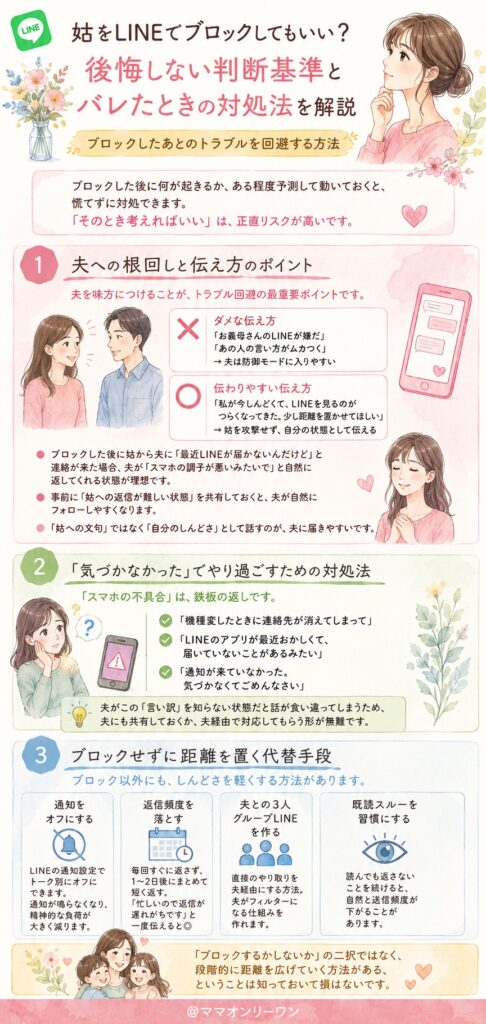 ブロックしたあとのトラブルを回避する方法