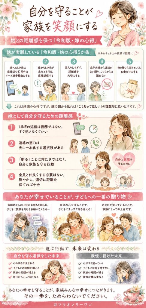 自分を守ることが家族を笑顔にする