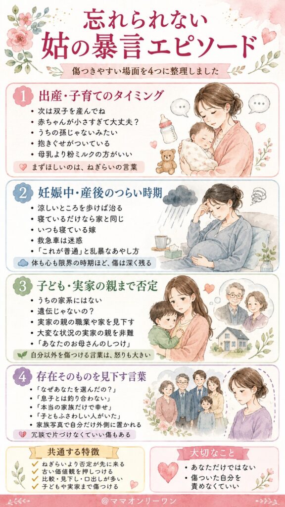 姑の暴言、みんなはどんな言葉を言われた?忘れられないエピソード集