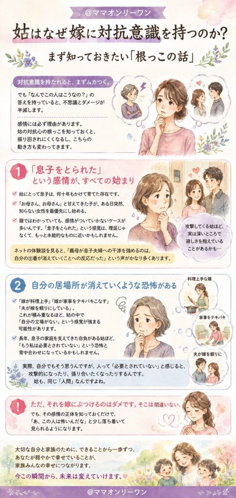 姑はなぜ嫁に対抗意識を持つのか?まず知っておきたい「根っこの話」