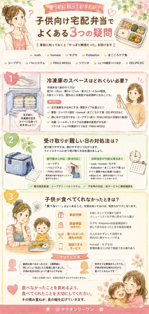 子供向け宅配弁当でよくある疑問は何か？