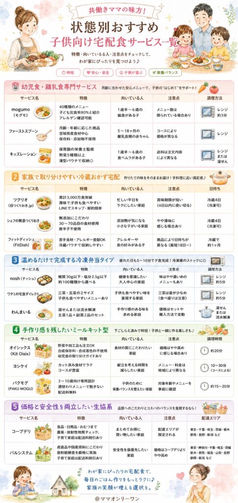 状態別おすすめ宅配食サービス一覧【詳細・比較つき】