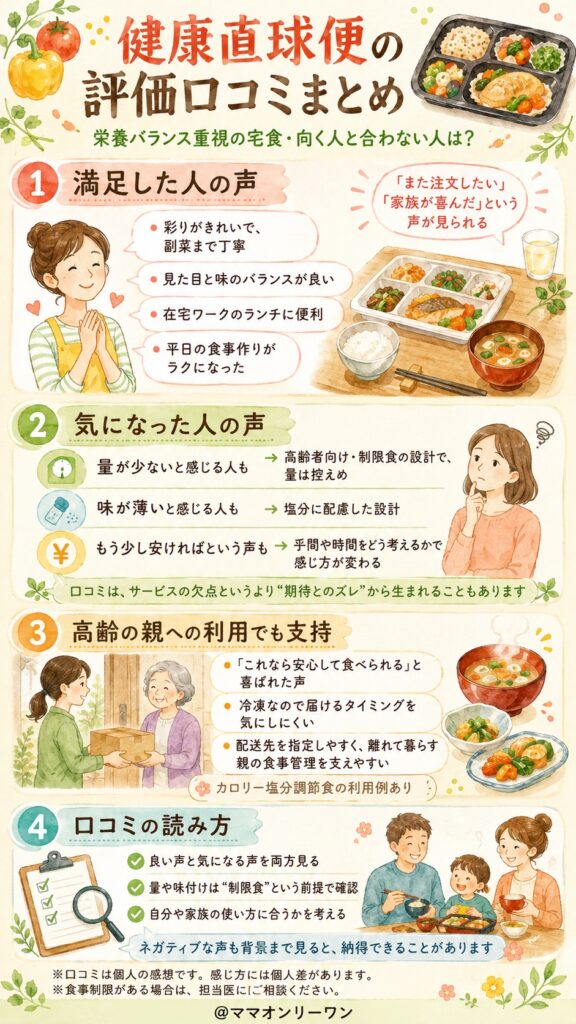 健康直球便 購入者のリアルな声を整理｜満足した人と気になった人の本音