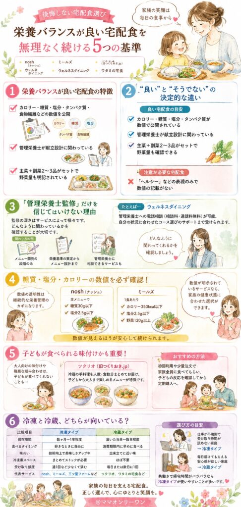 宅配食選びで後悔しないために何を知っておくべき？
