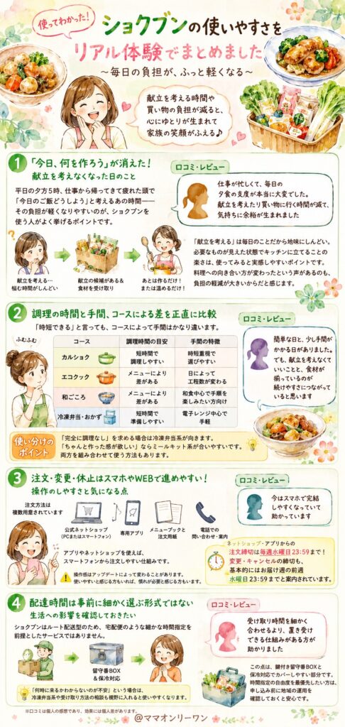 ショクブン 使いやすさは実際どう?日々の運用で感じるリアルな体験は?