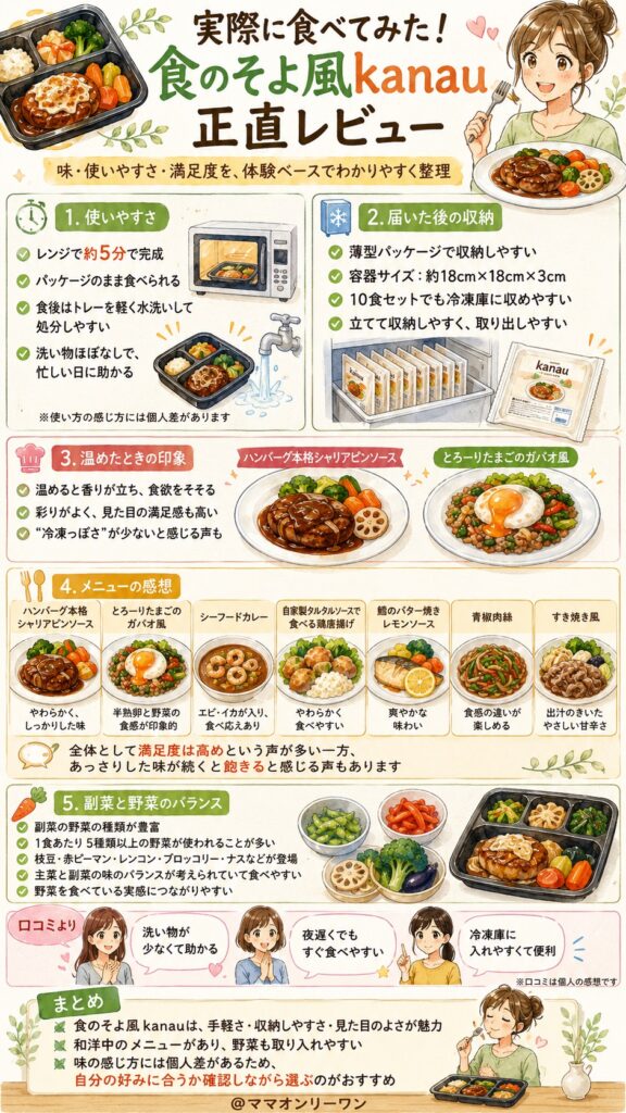 食のそよ風kanau　実際に食べてみた：kanauの味・使いやすさ・満足度を正直にレビューまとめ