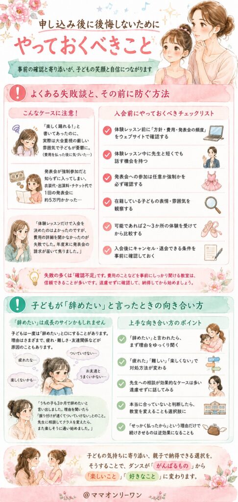 申し込み後に後悔しないためにやっておくべきこと