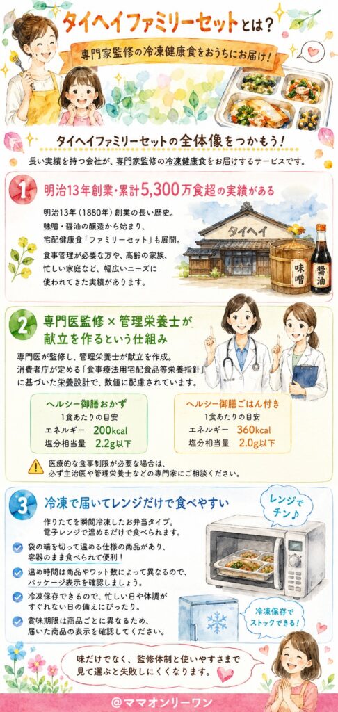 タイヘイファミリーセットとは？まず全体像をつかむ