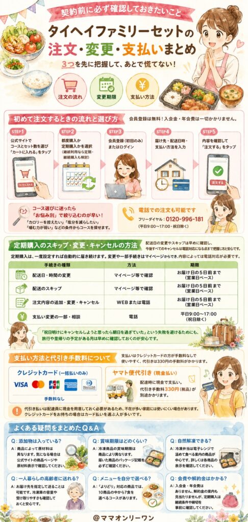 タイヘイファミリーセット　契約前に必ず確認しておきたいこと