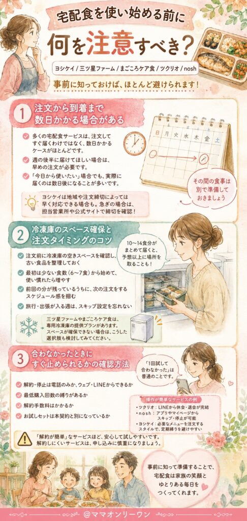 使い始める前に何を注意すべき?