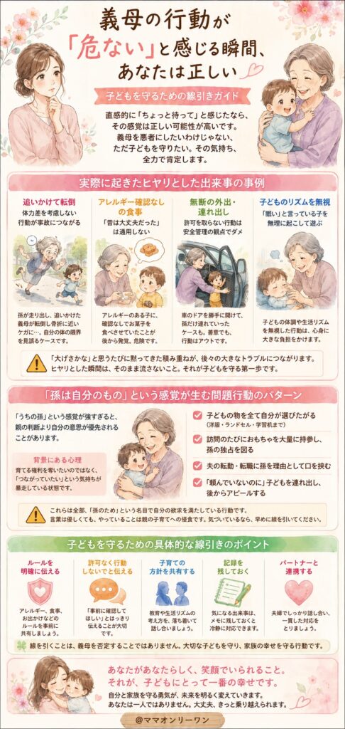 義母の行動が「危ない」と感じる瞬間、あなたは正しい