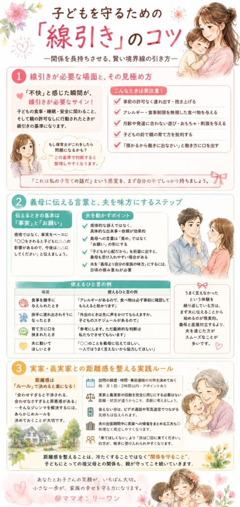 子どもを守るための「線引き」のコツ