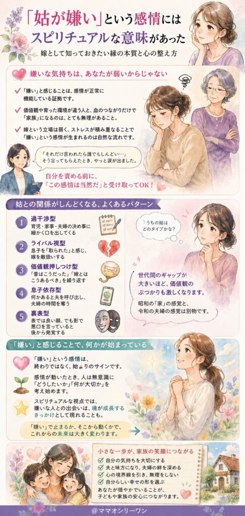 「姑が嫌い」という感情が出てくる、本当の理由