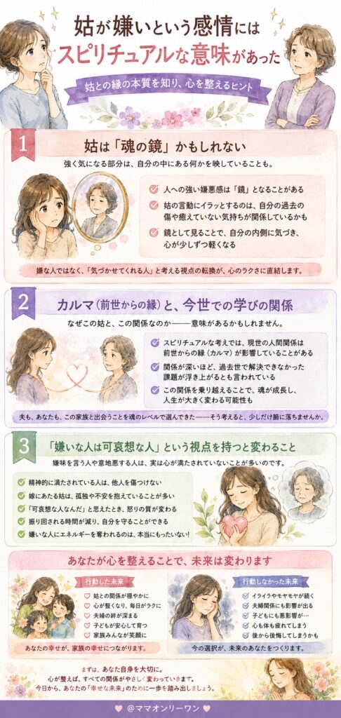 スピリチュアル的に見ると、姑はどんな存在なのか