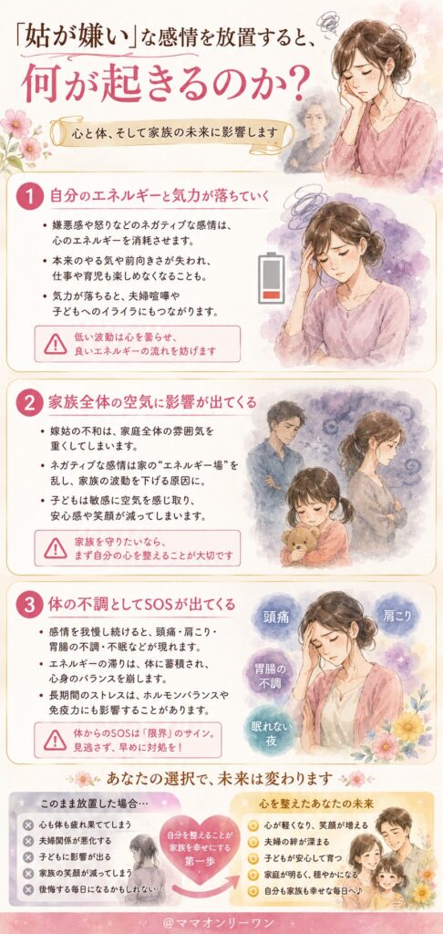 「姑が嫌い」な感情を放置すると、何が起きるのか