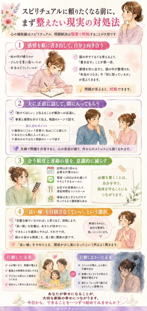 スピリチュアルに頼りたくなる前に、まず整えたい現実の対処法