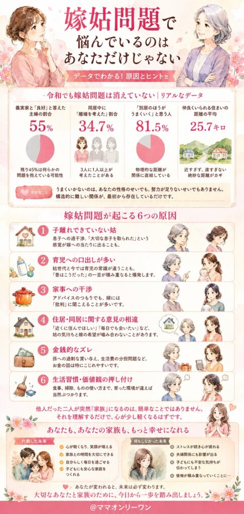 嫁姑問題で悩んでいるのはあなただけじゃない