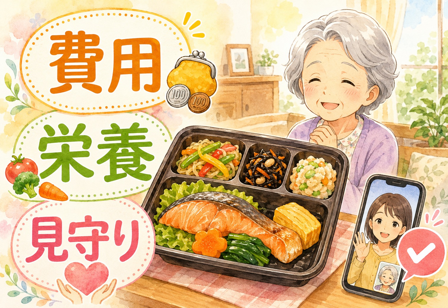 一人暮らし高齢者の食事宅配の選び方|費用を抑えて栄養と見守りを両立するサービス比較