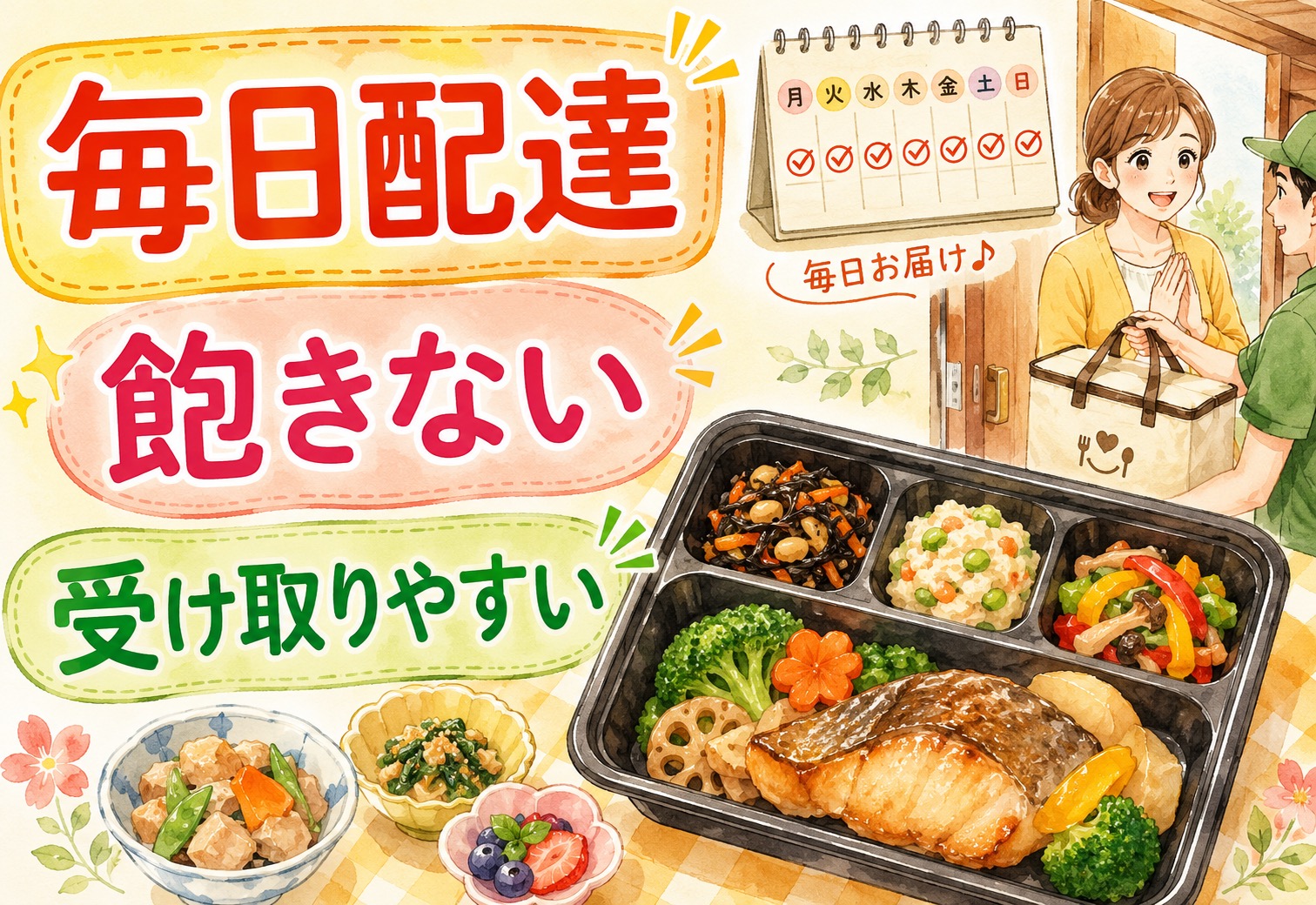 宅配食を毎日配達で頼むなら必ず知りたい！飽きない選び方と受け取りやすさを徹底解説