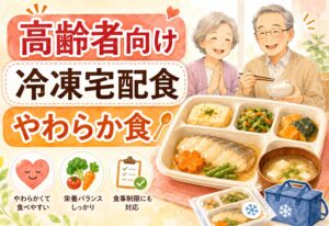 高齢者向け冷凍宅配食の選び方|続けやすさと食べやすさで失敗しない【やわらか食・制限食対応版】