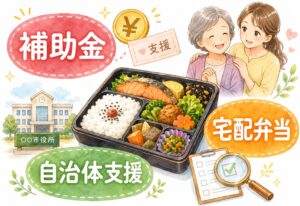 高齢者向け宅配弁当に補助金はある?配食サービスで使える自治体支援制度の調べ方