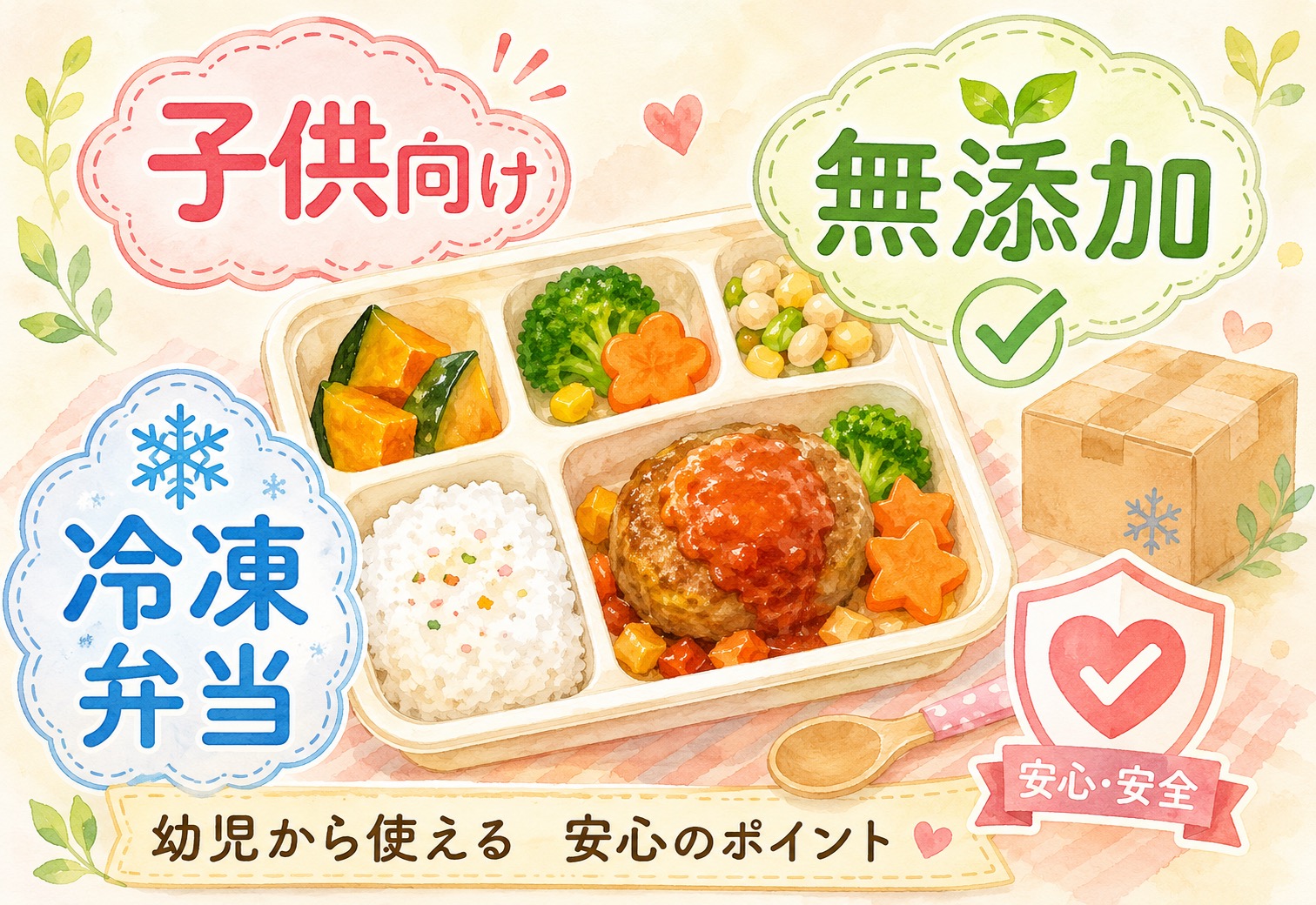 子供向け無添加の冷凍弁当はある？幼児から使える宅配サービスの選び方と安心のポイント