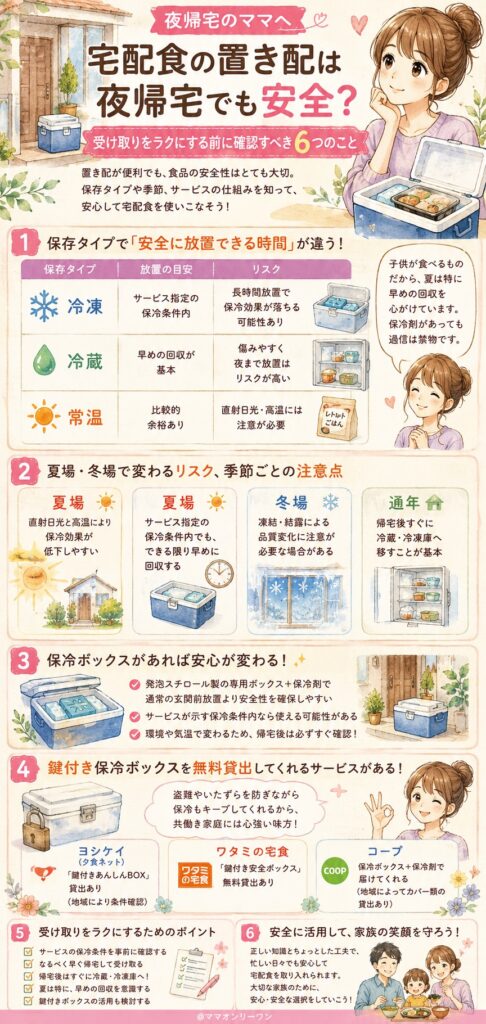 夜まで放置しても食品は傷まない？