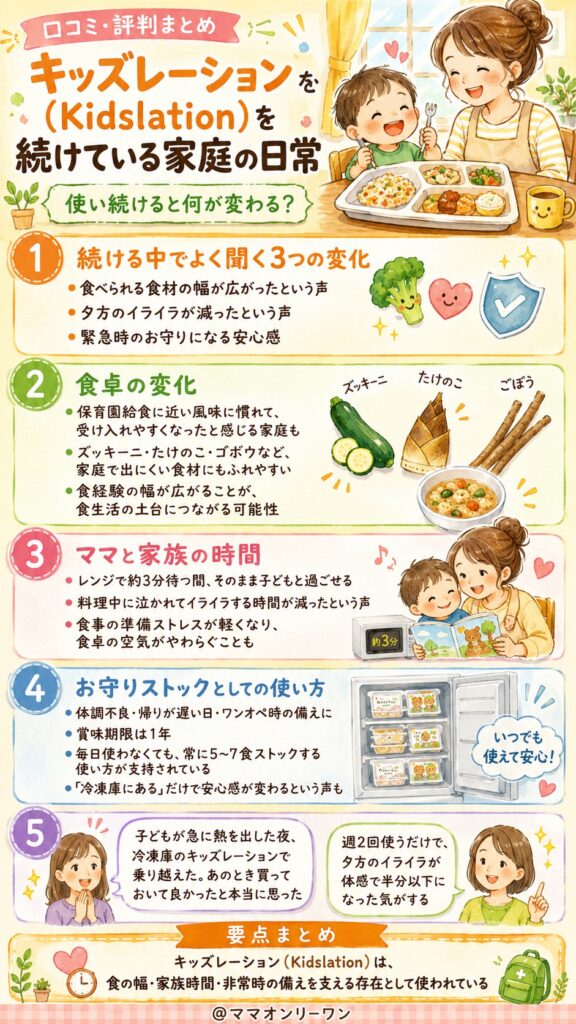 キッズレーション（Kidslation）を続けている家庭の日常｜使い続けると何が変わるか