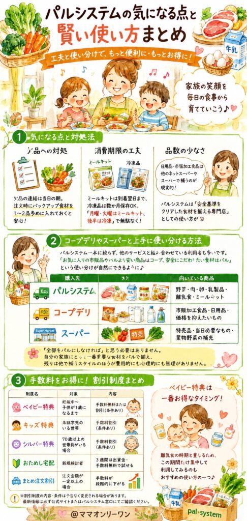 パルシステム(palsystem) 気になる点と賢い使い方