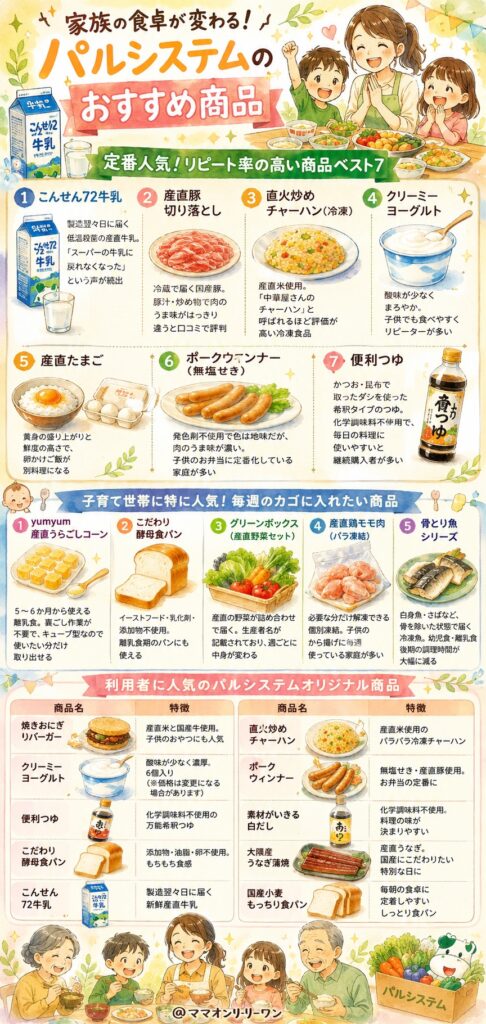 パルシステム(palsystem) 家族の食卓が変わる！パルシステムのおすすめ商品