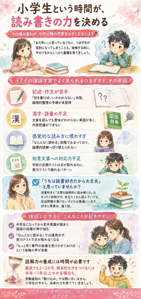 小学生という時間が、読み書きの力を決める