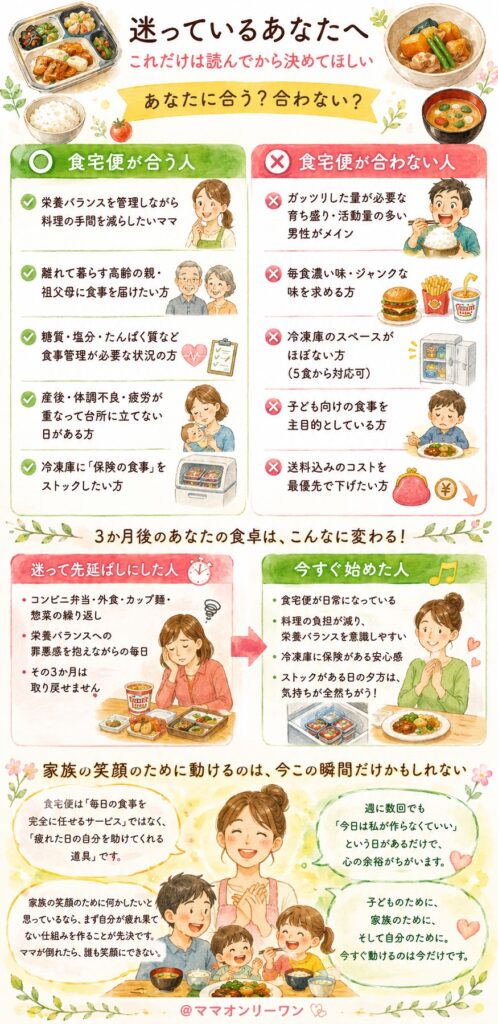 食宅便 購入を迷っている人へ。これだけは読んでから決めてほしい