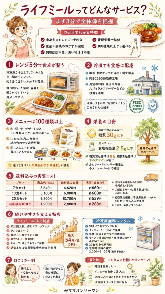 ライフミールってどんなサービス？まず3分で全体像を把握