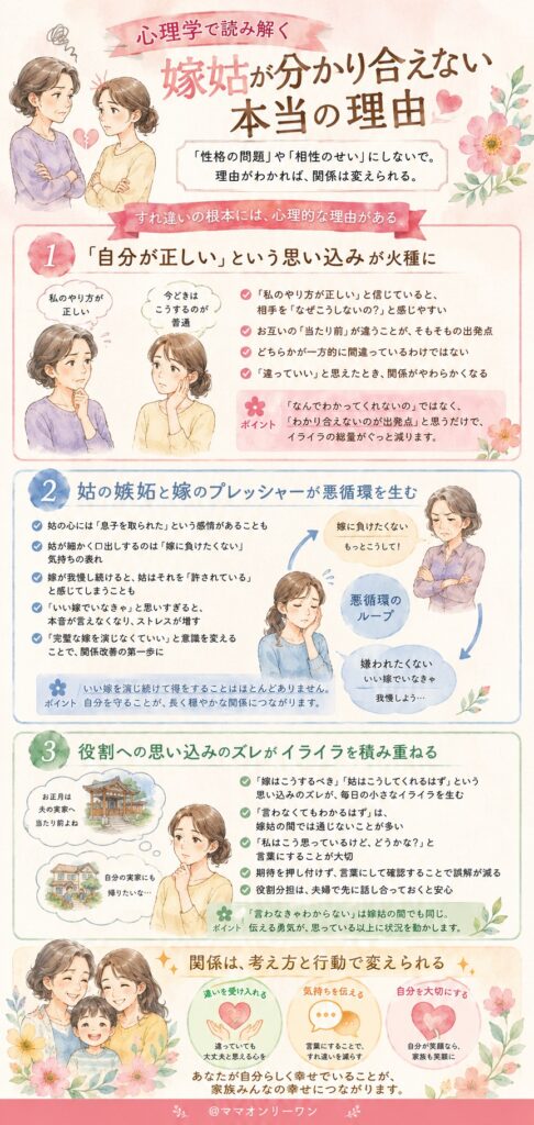 心理学で読み解く「嫁姑が分かり合えない」本当の理由