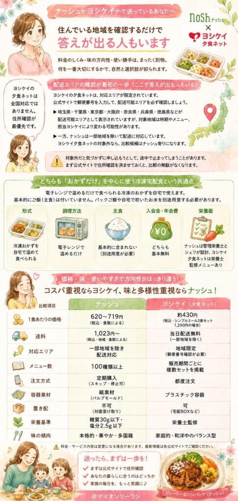 「ナッシュかヨシケイか」で迷っているあなたへ、先に結論を言う