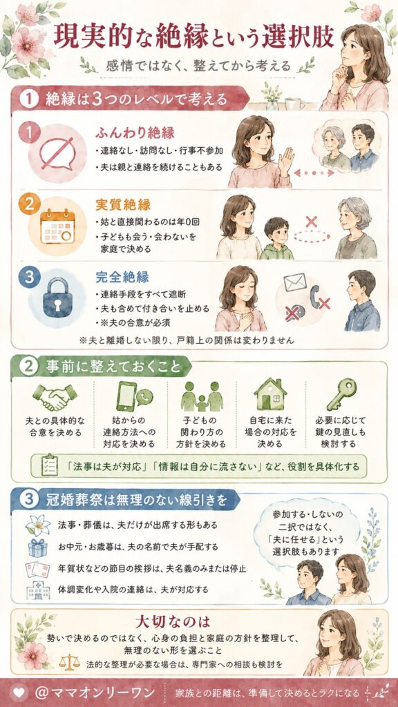 それでもダメなら「現実的な絶縁」という選択肢を考える