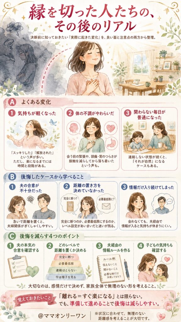 縁を切った人たちの、その後のリアル