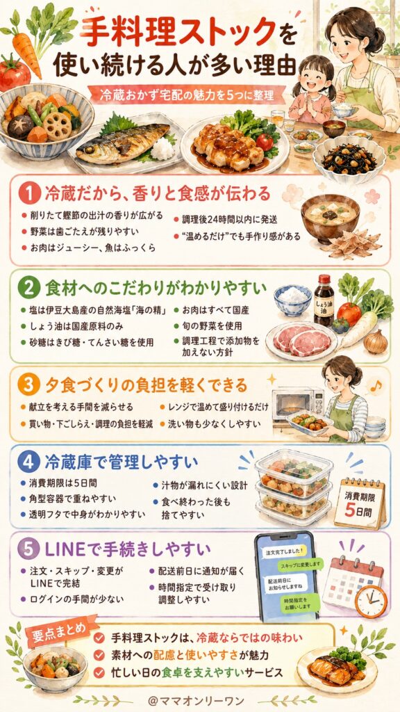 なぜ手料理ストックを使い続ける人が多いのか?本当に良かったと思える理由