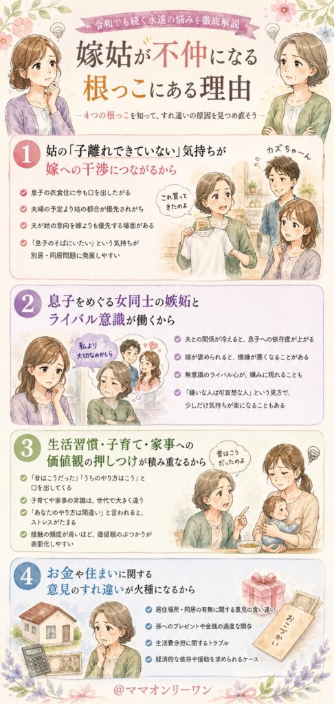 嫁姑が不仲になる根っこにある理由