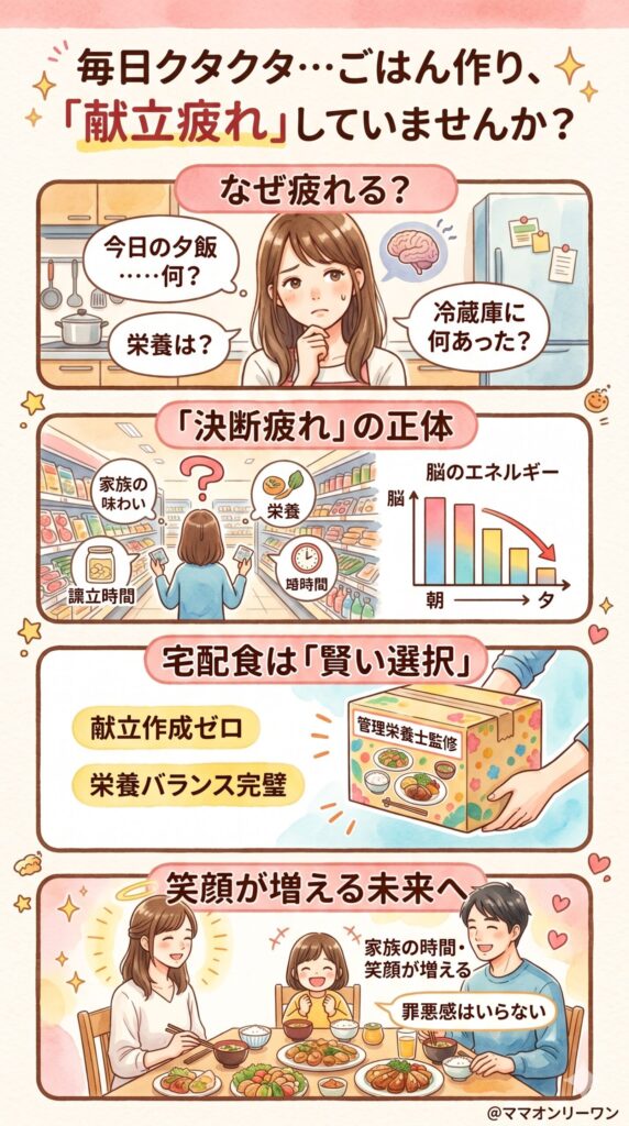 毎日の食事作りで本当に消耗していませんか?