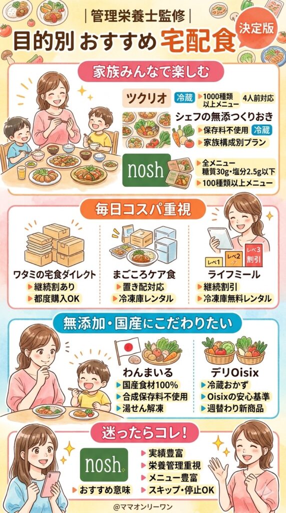 目的別おすすめ宅配食サービス【管理栄養士監修ランキング】