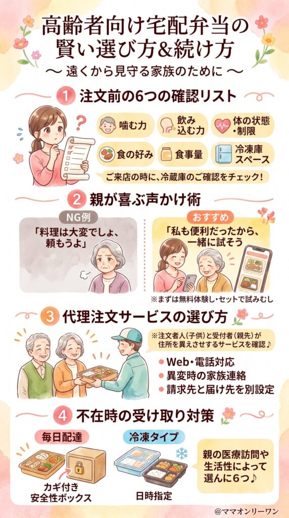 遠くから代わりに注文するときに必ずやること