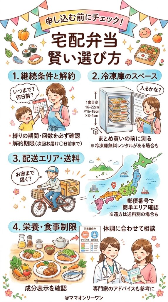申し込む前に確認したい見落としやすい注意点