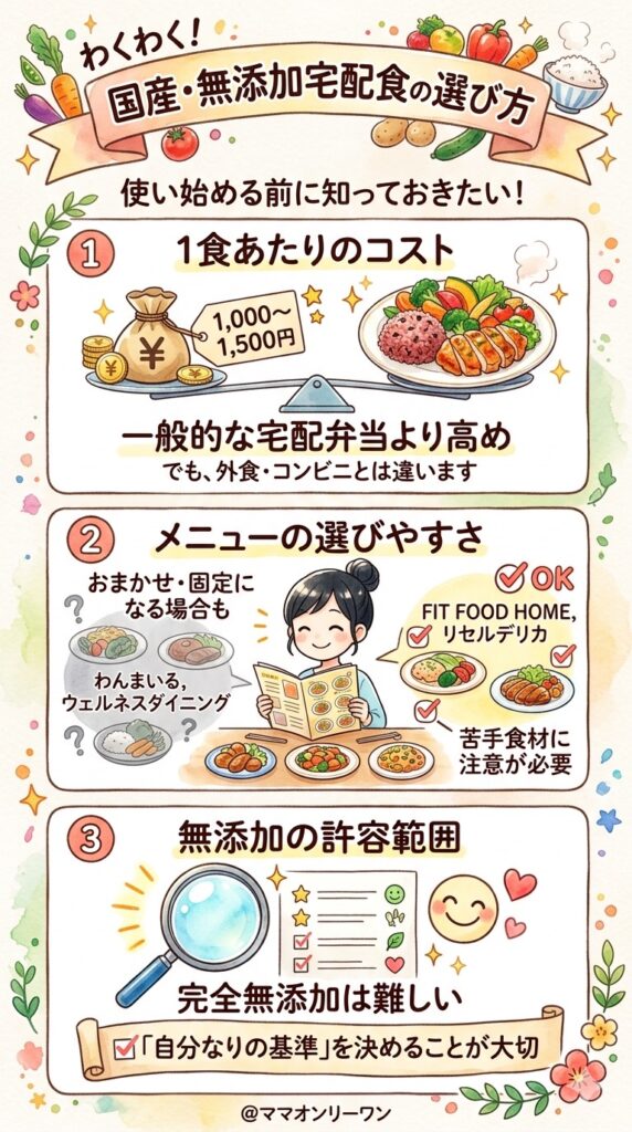 使う前に知っておきたい、国産・無添加宅配食のデメリット
