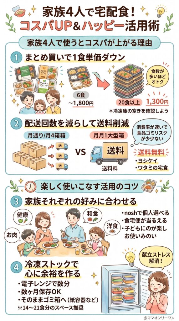家族4人で使うとコスパが上がる理由と活用のコツ