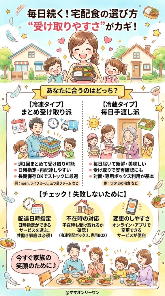 受け取りやすさで選ぶ——これができないと毎日は続かない