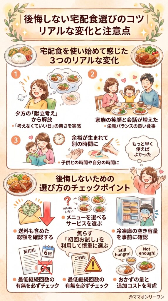 宅配食を使い始めた人のリアルな変化
