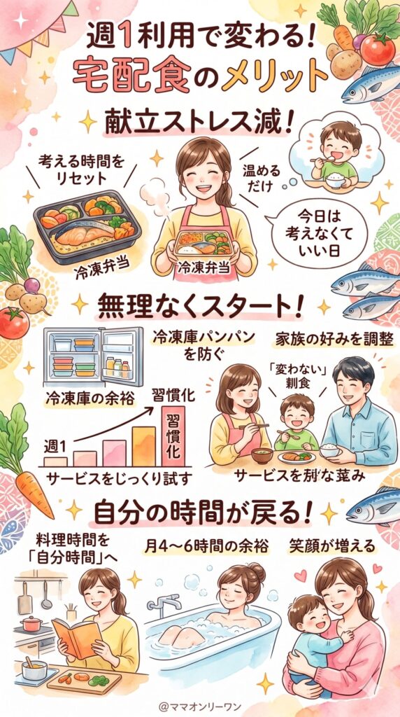 宅配食を週1だけ使うのは「あり」か?正直に答えます
