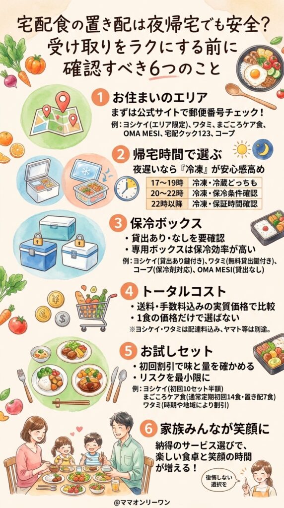 置き配対応サービスを選ぶとき、絶対に見るべき5つのポイント