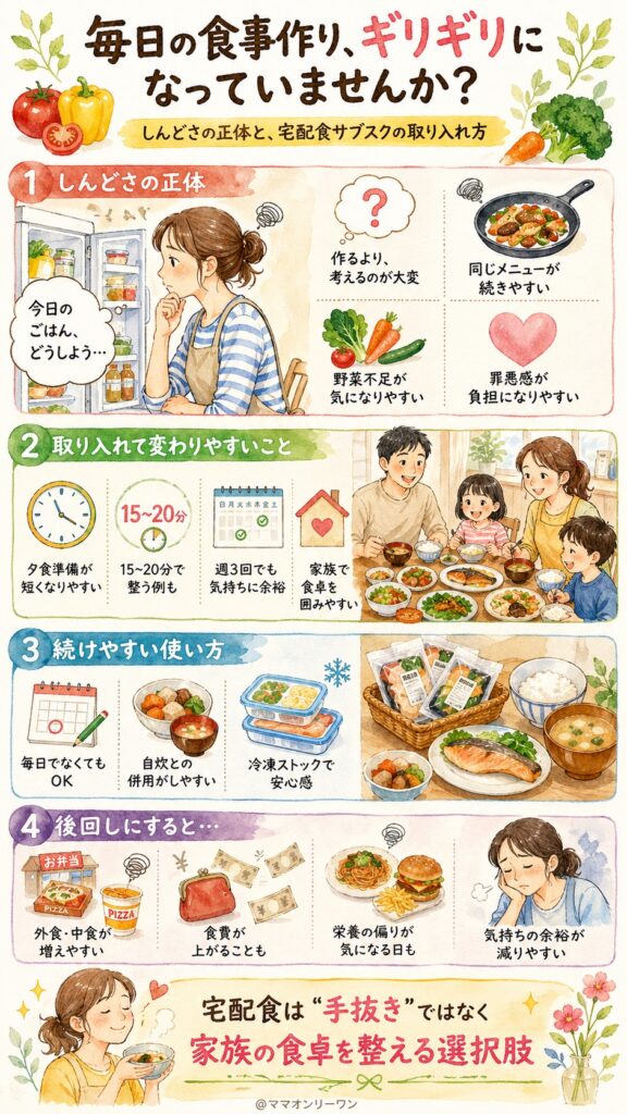 毎日の食事作り、本当にギリギリで回していませんか